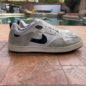 Nike White and Gray Athletic Shoes